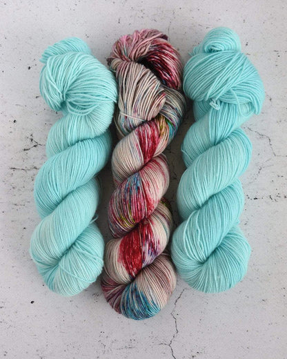 Destination Yarn fingering weight yarn SUMMER BLUE