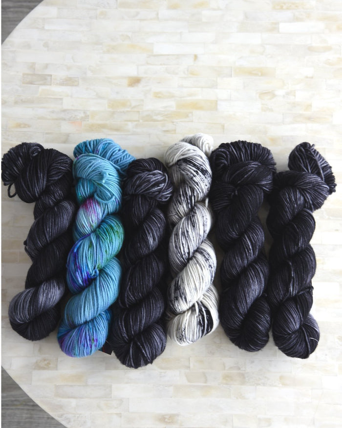 Destination Yarn Knitting Kit TECUMSEH SWEATER KIT - Coal Mine