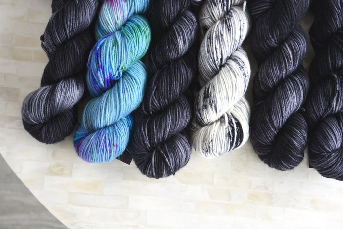 Destination Yarn Knitting Kit TECUMSEH SWEATER KIT - Coal Mine