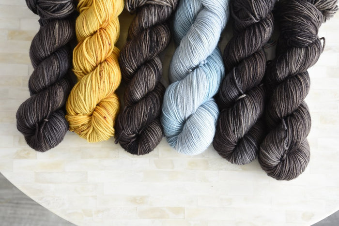 Destination Yarn Knitting Kit TECUMSEH SWEATER KIT - Shipyard