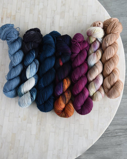 Destination Yarn fingering weight yarn Texas Collection 2023 Full Skein Set