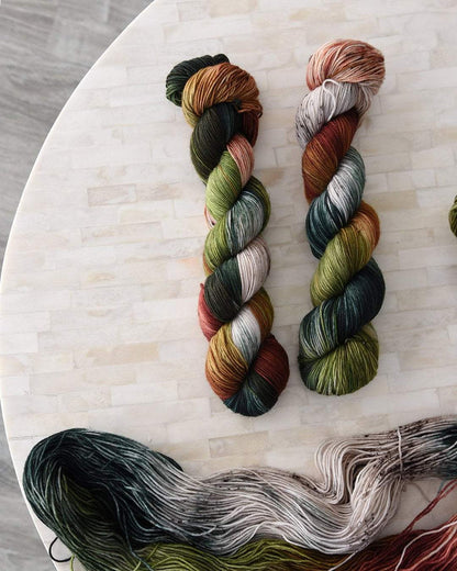 Destination Yarn fingering weight yarn Tuscany - dyed to order