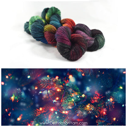 Destination Yarn fingering weight yarn Underneath the Christmas Tree - PREORDER