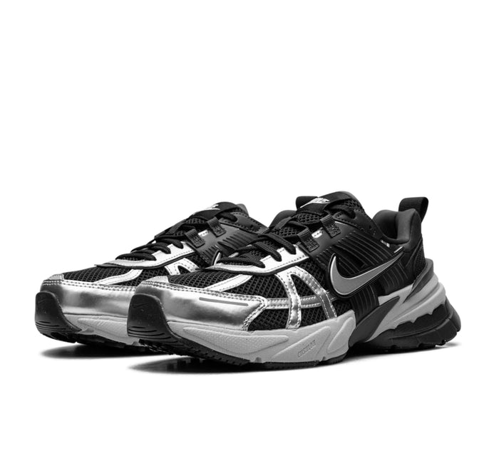 Nike V2K Run Black Metallic Silver