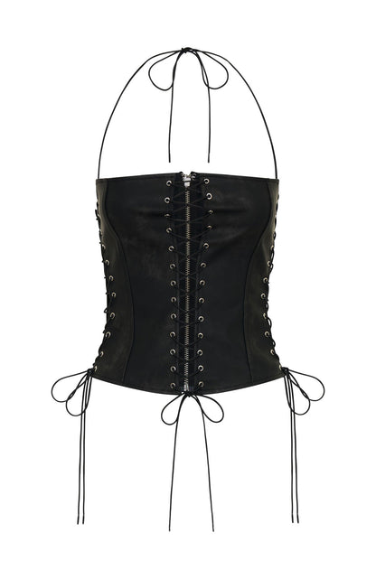 Glow All Night Bustier Black
