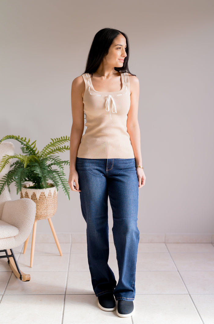 Windblown Sands Tie Top