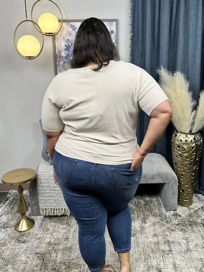 Love to See You Shine Women's Cozy Ribbed Hi-Lo Top