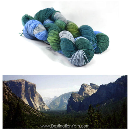 Destination Yarn fingering weight yarn YOSEMITE